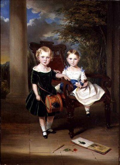 Portret dwojga dzieci, Herberta i Rose autorstwa George Duncan Beechy