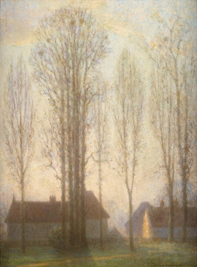 Old Rookery (olej na pokładzie) autorstwa George Duncan Macdougald