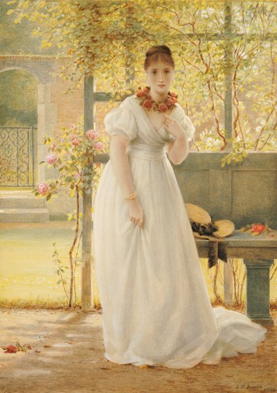 W otoczonym murem ogrodzie, 1869 autorstwa George Dunlop Leslie