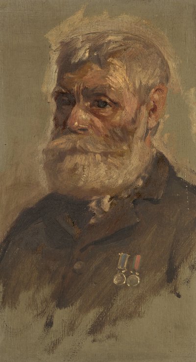 Portret G. Sandforda, 28., c. 1920 (olej na desce) autorstwa George Edmund Butler