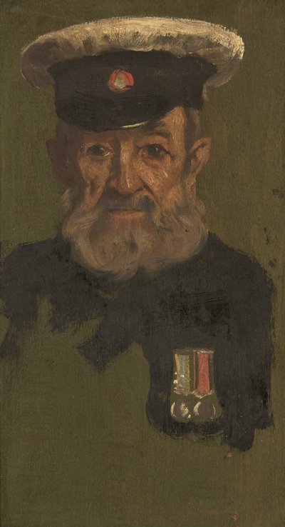 Portret J. Smitha, IV i RA, c. 1920 (olej na desce) autorstwa George Edmund Butler
