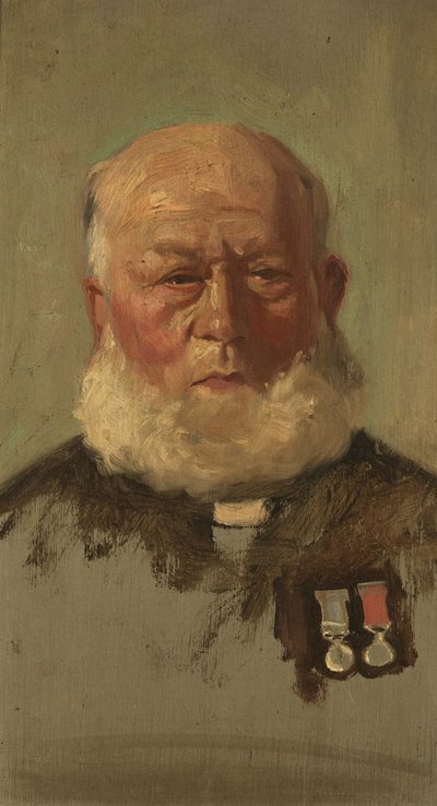 Portret J. Summersa, R.N., c. 1920 (olej na desce) autorstwa George Edmund Butler