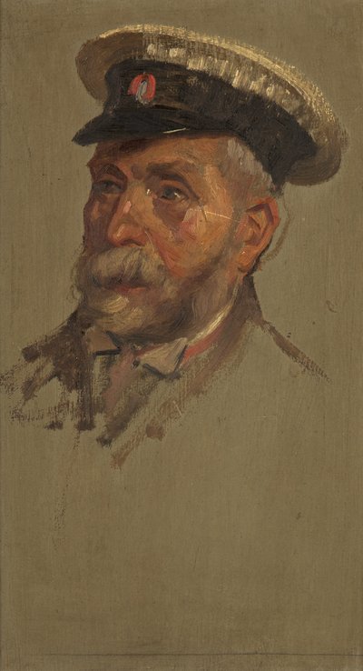Portret L. Andrewsa, 30., ok. n.e. 1920 (olej na desce) autorstwa George Edmund Butler
