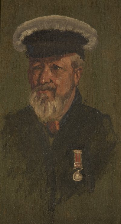 Portret R. Coombsa, MT, ok. 1920 (olej na desce) autorstwa George Edmund Butler