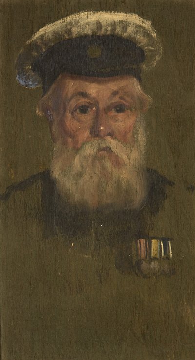 Portret W.H. McKegga, R.N., ok.1920 (olej na desce) autorstwa George Edmund Butler