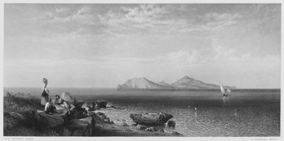 Capri, ze zdjęcia w Królewskiej Kolekcji (grafika) autorstwa George Edwards Hering