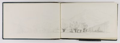 (Szkicownik) W pobliżu Aigle autorstwa George Elbert Burr