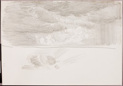(Bez tytułu) (Studium chmury) autorstwa George Elbert Burr