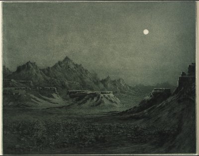 Noc w Arizonie autorstwa George Elbert Burr