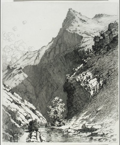 Bear Creek Canyon, Denver, Kolorado autorstwa George Elbert Burr