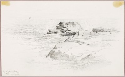 Bordighera, Włochy autorstwa George Elbert Burr