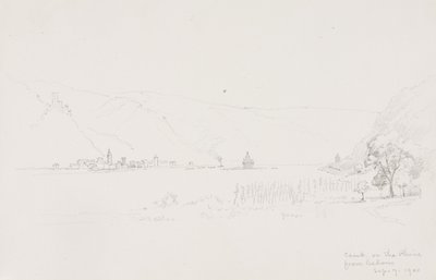 Caub na Renie od dołu autorstwa George Elbert Burr