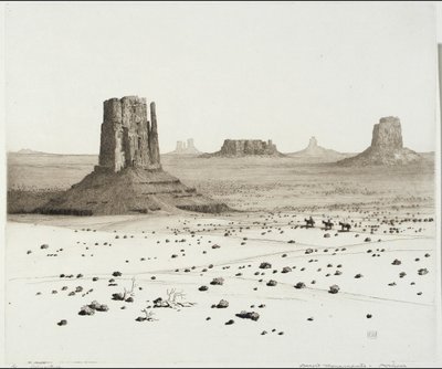 Pomniki pustyni, Arizona autorstwa George Elbert Burr