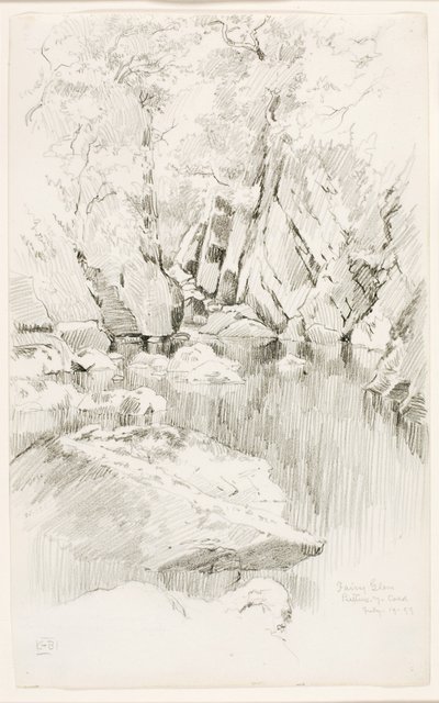 Fairy Glen, Bettws-y-Coed autorstwa George Elbert Burr