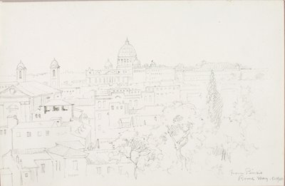 Z Pincio, Rzym autorstwa George Elbert Burr