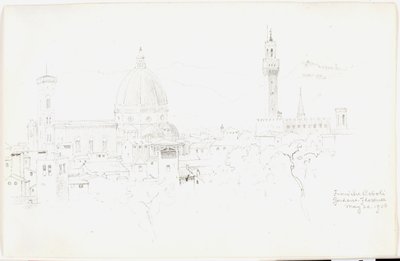 Z Ogrodów Boboli we Florencji autorstwa George Elbert Burr