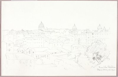 Z Palatynu, Rzym autorstwa George Elbert Burr
