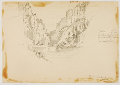 Kanion Grand River / okolice Glenwood Springs autorstwa George Elbert Burr