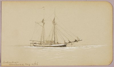 Lumber Boat, Mackinac autorstwa George Elbert Burr