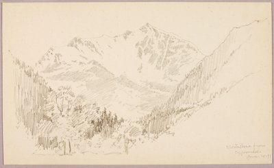 Monte Rosa z Ceppomorelli autorstwa George Elbert Burr