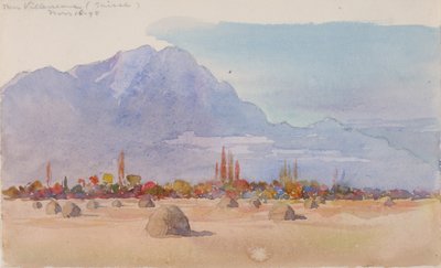 Niedaleko Villeneuve, Suisse, 1898. autorstwa George Elbert Burr