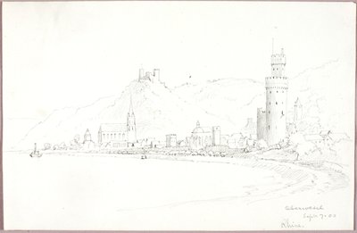 Oberwesel autorstwa George Elbert Burr