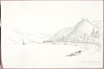 Ren w Oberwesel autorstwa George Elbert Burr
