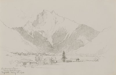 Dürrenstein, niedaleko Alt-Prags, Tyrol autorstwa George Elbert Burr