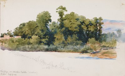 The Wye at Wilton Castle (Walia) autorstwa George Elbert Burr