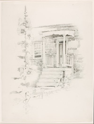Bez tytułu (Hollyhock) autorstwa George Elbert Burr