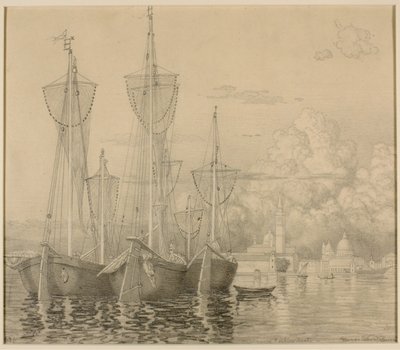 Łodzie wędkarskie Venice autorstwa George Elbert Burr