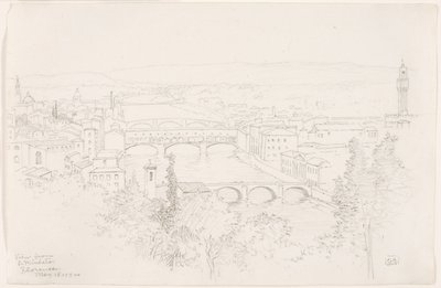 Widok z S. Miniato, Florencja autorstwa George Elbert Burr