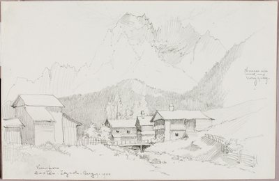 Widok z Sextan, Tyrol autorstwa George Elbert Burr