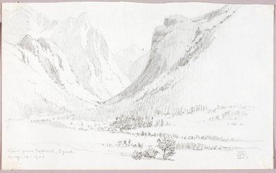 Widok z Toblach, Tyrol autorstwa George Elbert Burr