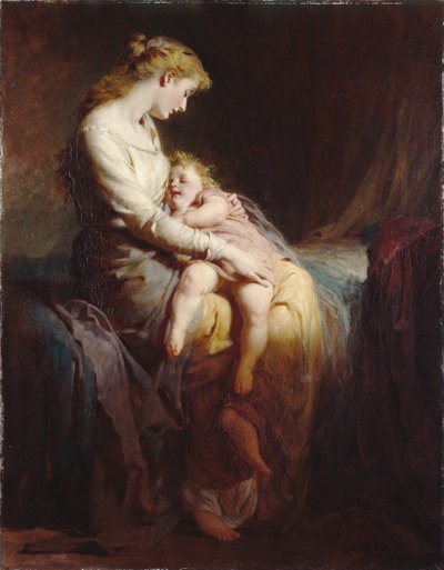 Matka i dziecko autorstwa George Elgar Hicks