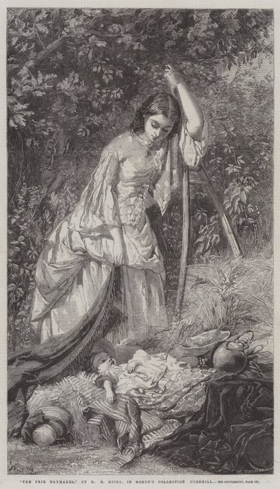 The Fair Haymaker autorstwa George Elgar Hicks