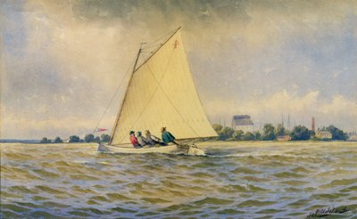 Podciągnięty, 1887 (akwarela na papierze) autorstwa George Emerick Essig
