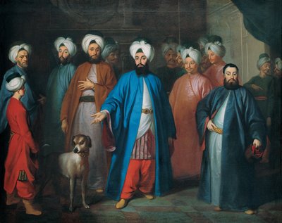 Mehmed Said Efendi i jego świta autorstwa George Engelhardt Schröder