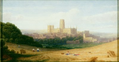 Durham, przed 1828 (akwarela i gwasz) autorstwa George Fennel Robson