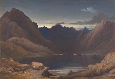 Loch Coruisk, wyspa Skye, świt autorstwa George Fennell Robson