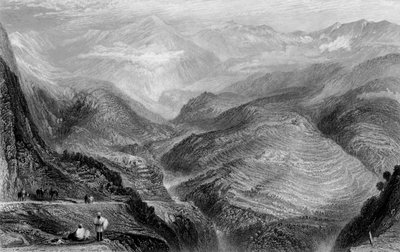 „Widok w pobliżu Jubbera”, 1838. autorstwa George Francis White