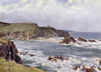 Bude, Incoming Tide (kolor lito) autorstwa George Franck Nicholls