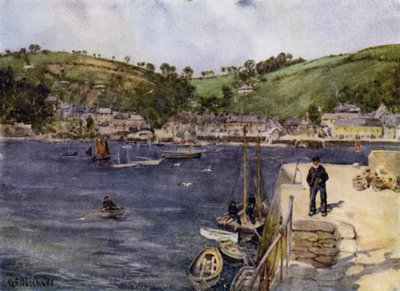 Flushing, z Falmouth (kolor lito) autorstwa George Franck Nicholls