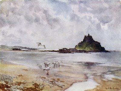 Góra św. Michała (kolor lito) autorstwa George Franck Nicholls