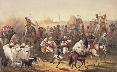 1781.c8 Pl.20 Oddziały rodzimych aliantów, z „Kampania w Indiach” autorstwa George Francklin (after) Atkinson