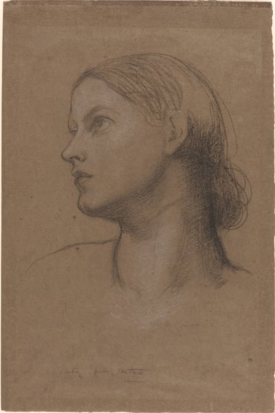 Głowa młodej kobiety autorstwa George Frederic Watts