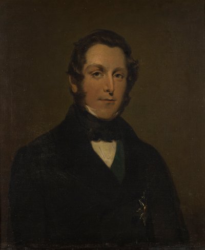 Portret Jamesa Andrew Brouna Ramsaya, ok. I markiza Dalhousie (1812-1860), ok. 1833-60 (olej na płótnie) autorstwa George Frederick Clarke