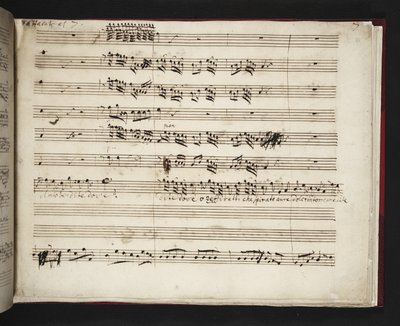 RM 20 c 3 f.21r Partytura muzyczna z „Rinaldo” autorstwa George Frederick Handel