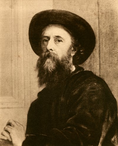 George Frederic Watts, angielski wiktoriański malarz i rzeźbiarz, 1913. autorstwa George Frederick Watts