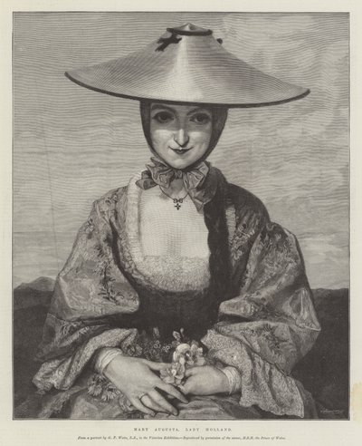 Maria Augusta, lady Holland autorstwa George Frederick Watts